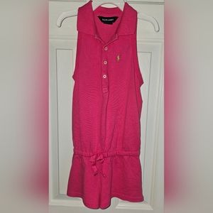 Pink Ralph Lauren Jumpsuit Youth Size 5